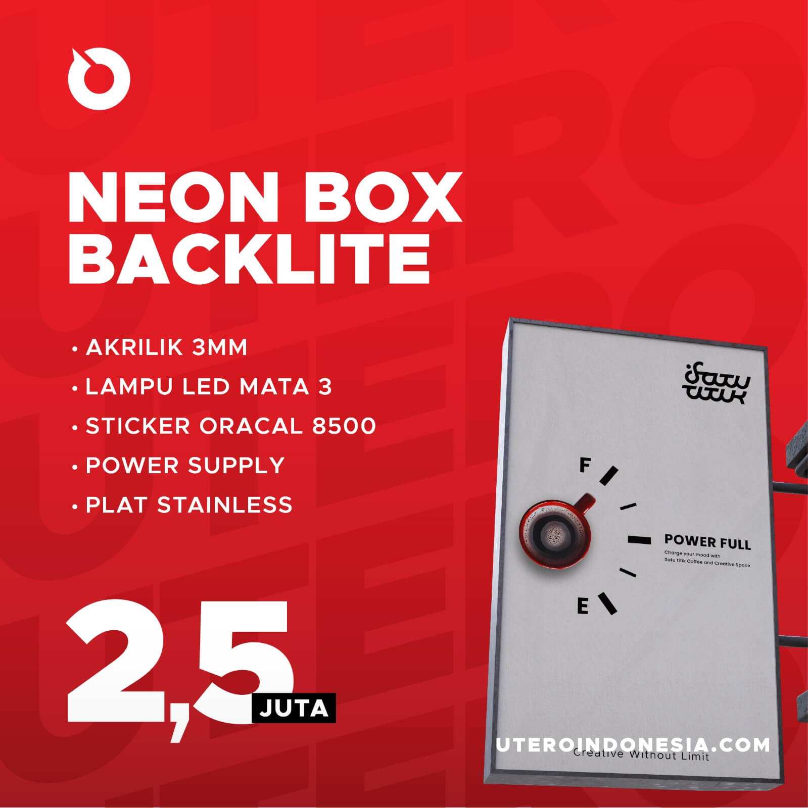 Neon Box Backlite