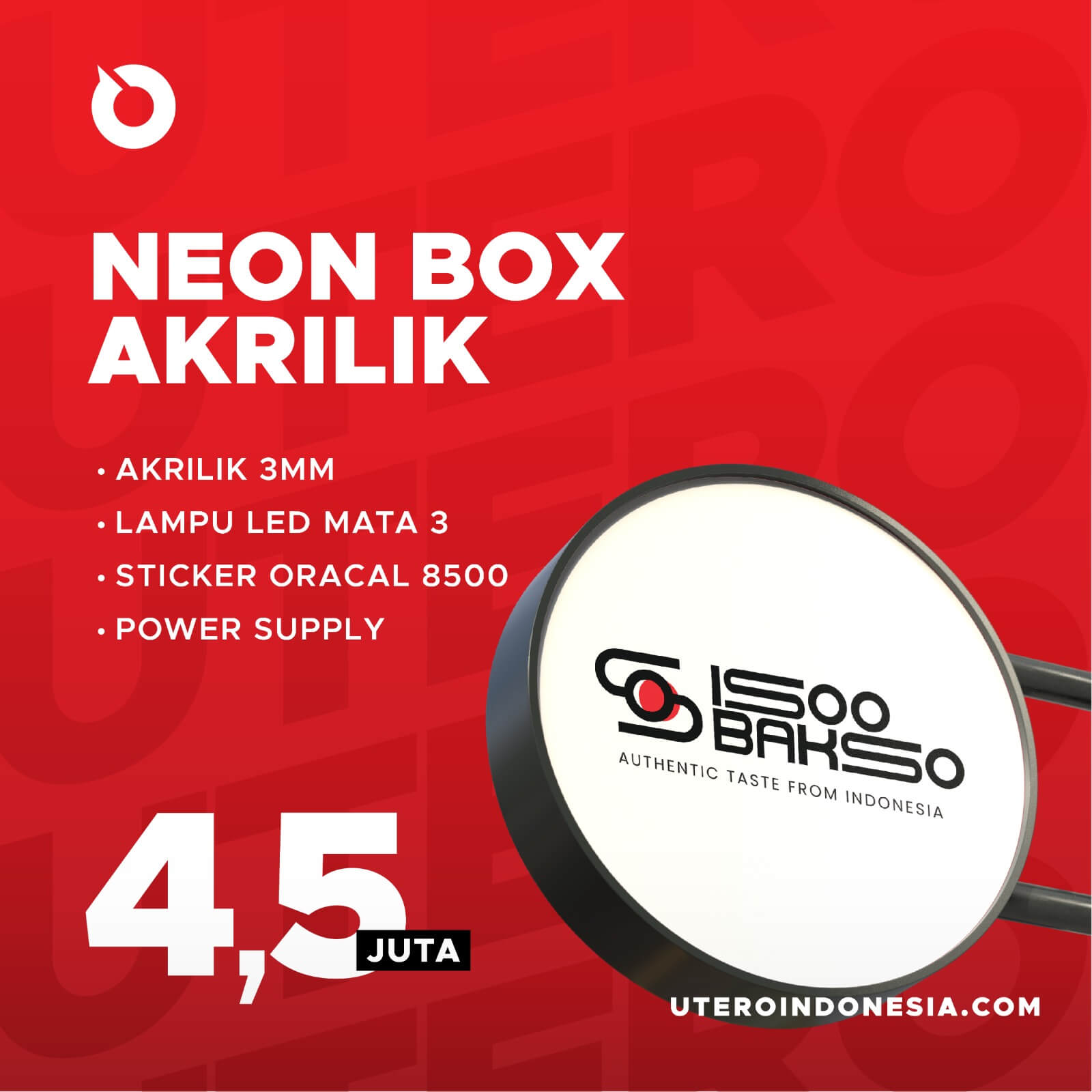 Neon Box Akrilik